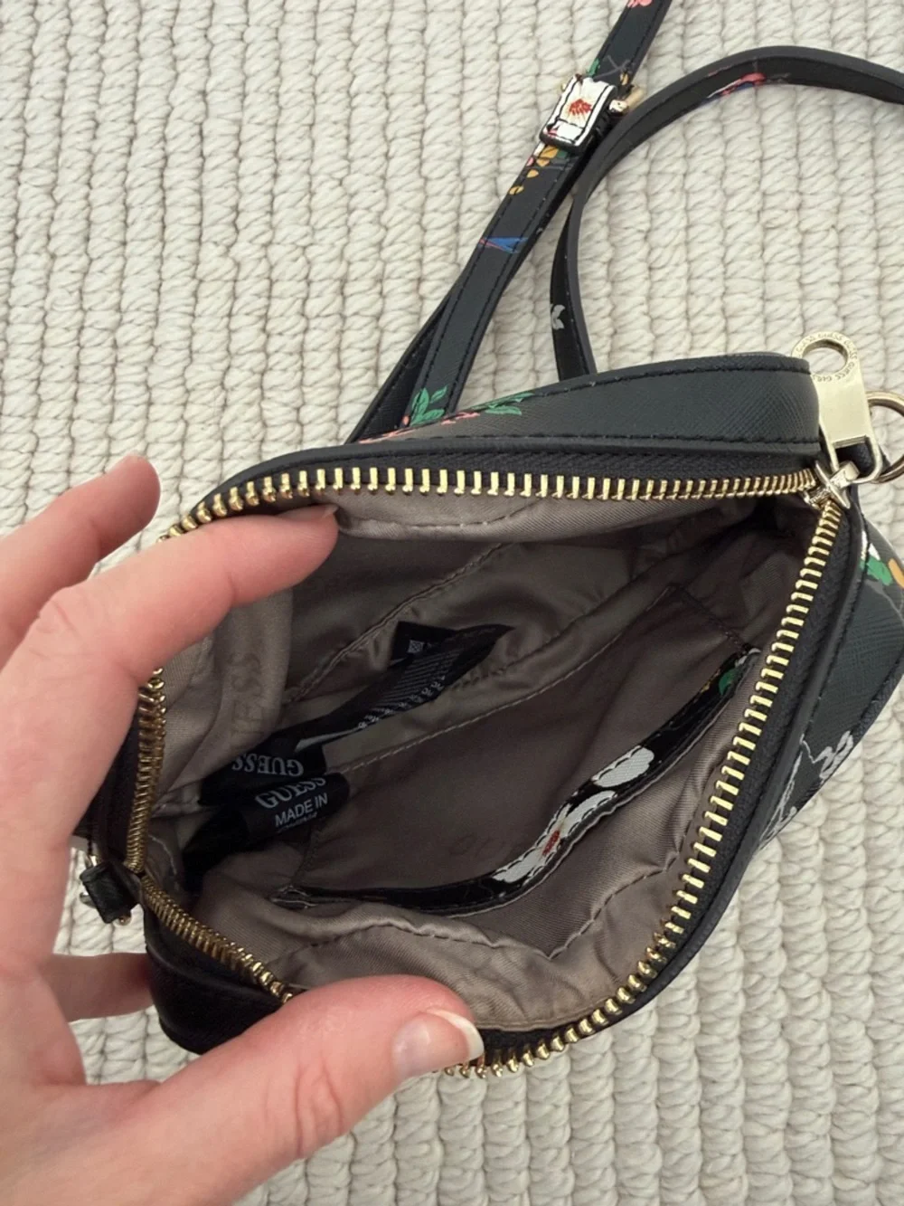 Guess floral handbag